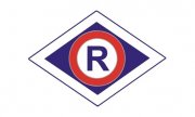 Litera R - oznaczenie  ruchu drogowego.