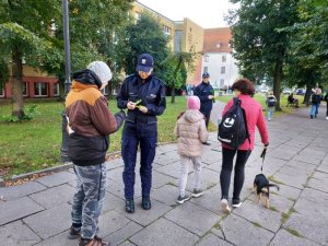 akcja ROADPOL Safety Days – Żyj i pozwól żyć innym w Łowiczu.