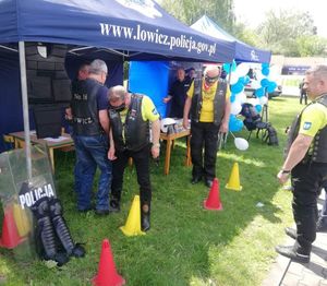 piknik z udziałem policjantów.