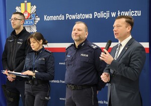 przemówienie członka zarządu Michała Trzoski.