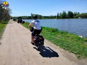 policyjne patrole rowerowe.