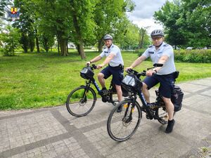 policyjne patrole rowerowe.