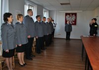 Ślubowanie nowo przyjętych policjantów