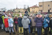 policjanci podczas spotkania z dziećmi