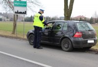 policjanci podczas akcji &quot;Trzeźwy poranek&quot;