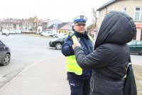 policjanci z ruchu drogowego podczas akcji Niechronieni