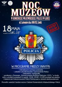 plakat &quot;noc muzeów&quot;