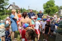 spotkanie z dziećmi w Posterunku Policji w Nieborowie