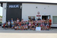 spotkanie z dziećmi w Posterunku Policji w Nieborowie