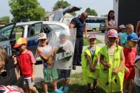 spotkanie z dziećmi w Posterunku Policji w Nieborowie